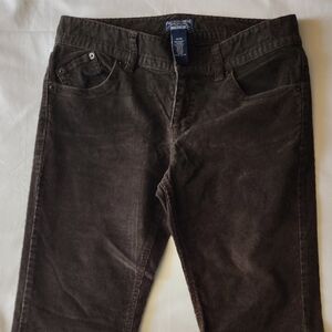 Polo by Ralph Lauren Women's Boot Cut Courdroy Jeans in Dark Brown Size 10 EUC